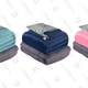 Quility Full-Size Weighted Blanket (Aqua/Grey/Navy, 20 lbs) | $68 | Amazon
